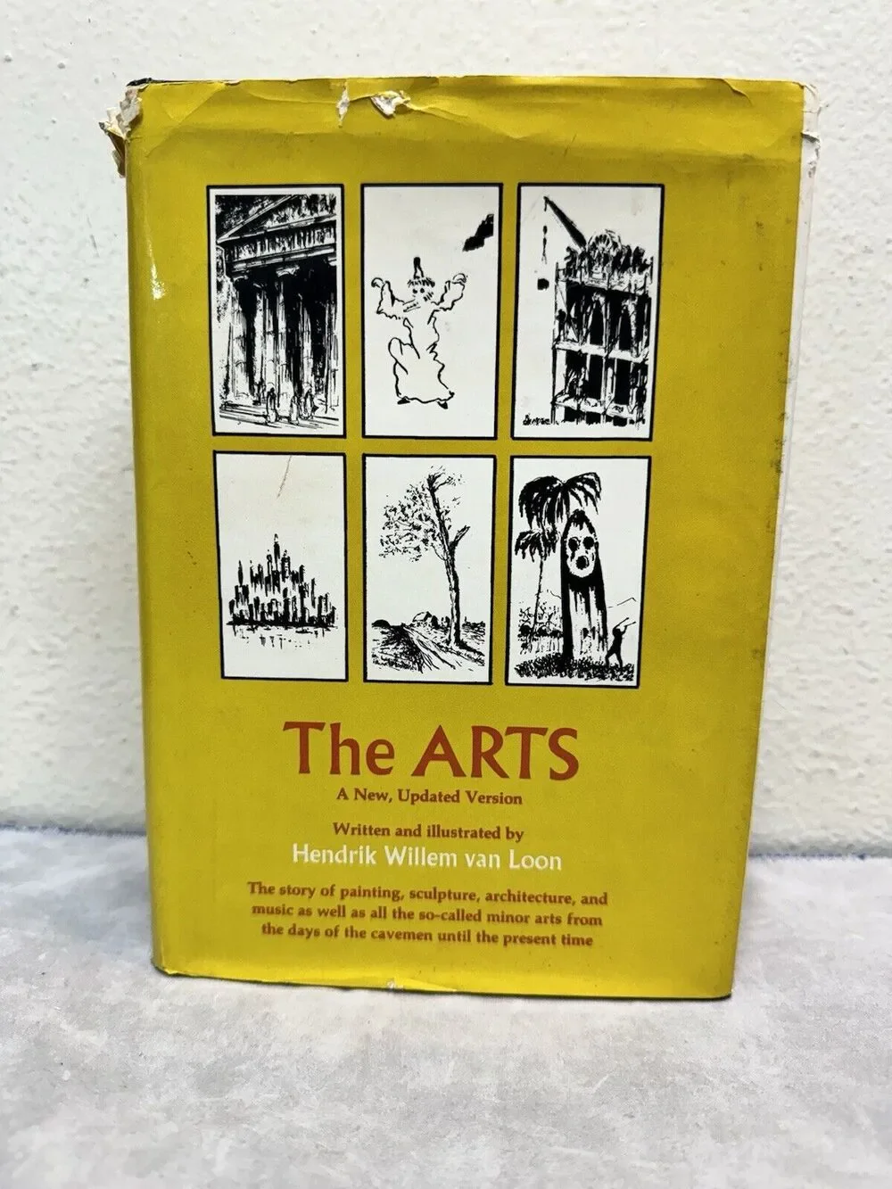 The Arts, a new updated version Hardcover by Hendrik Willem van Loon 1974